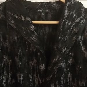Eileen Fisher ikat jacket, sz S.